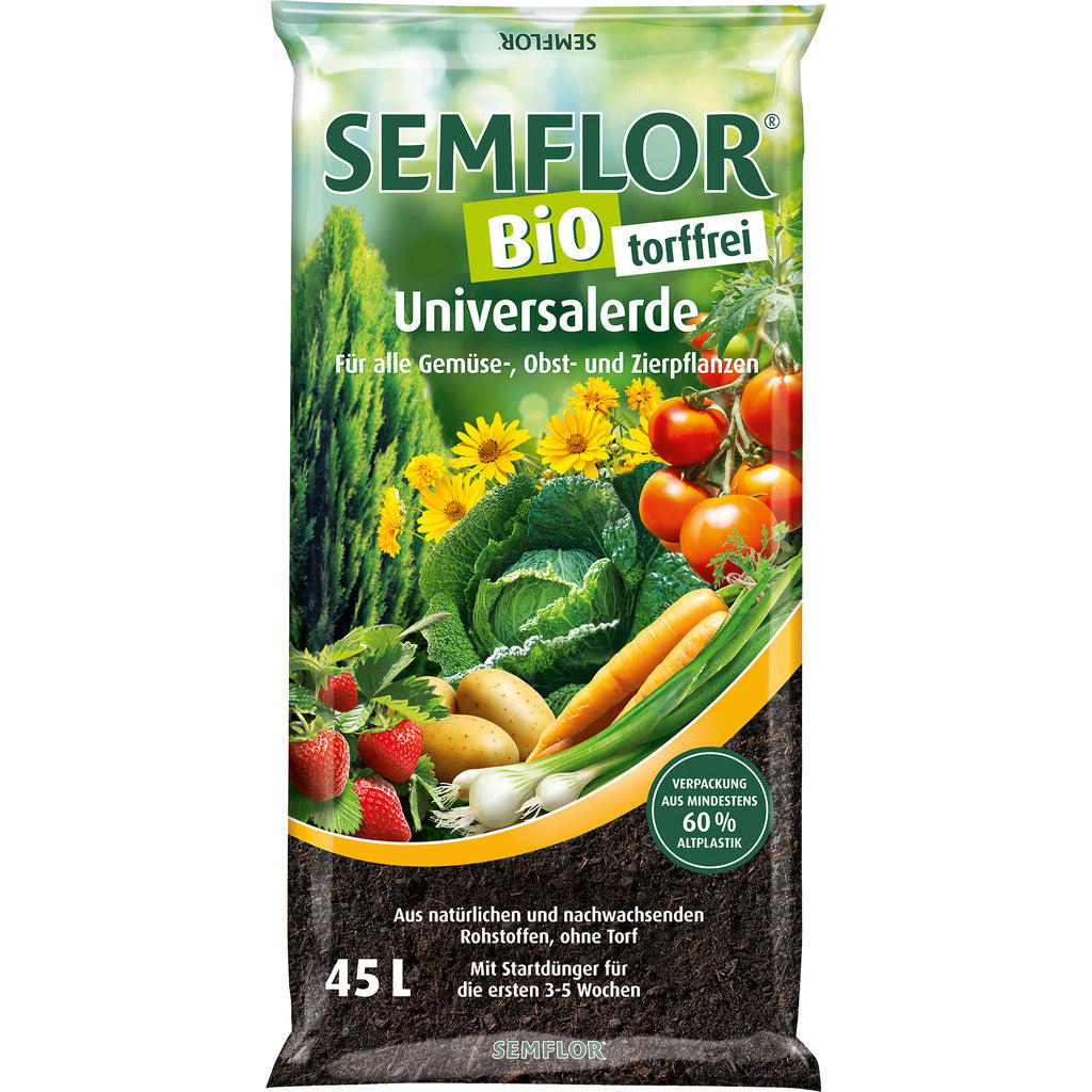 Terriccio universale biologico Semflor, senza torba