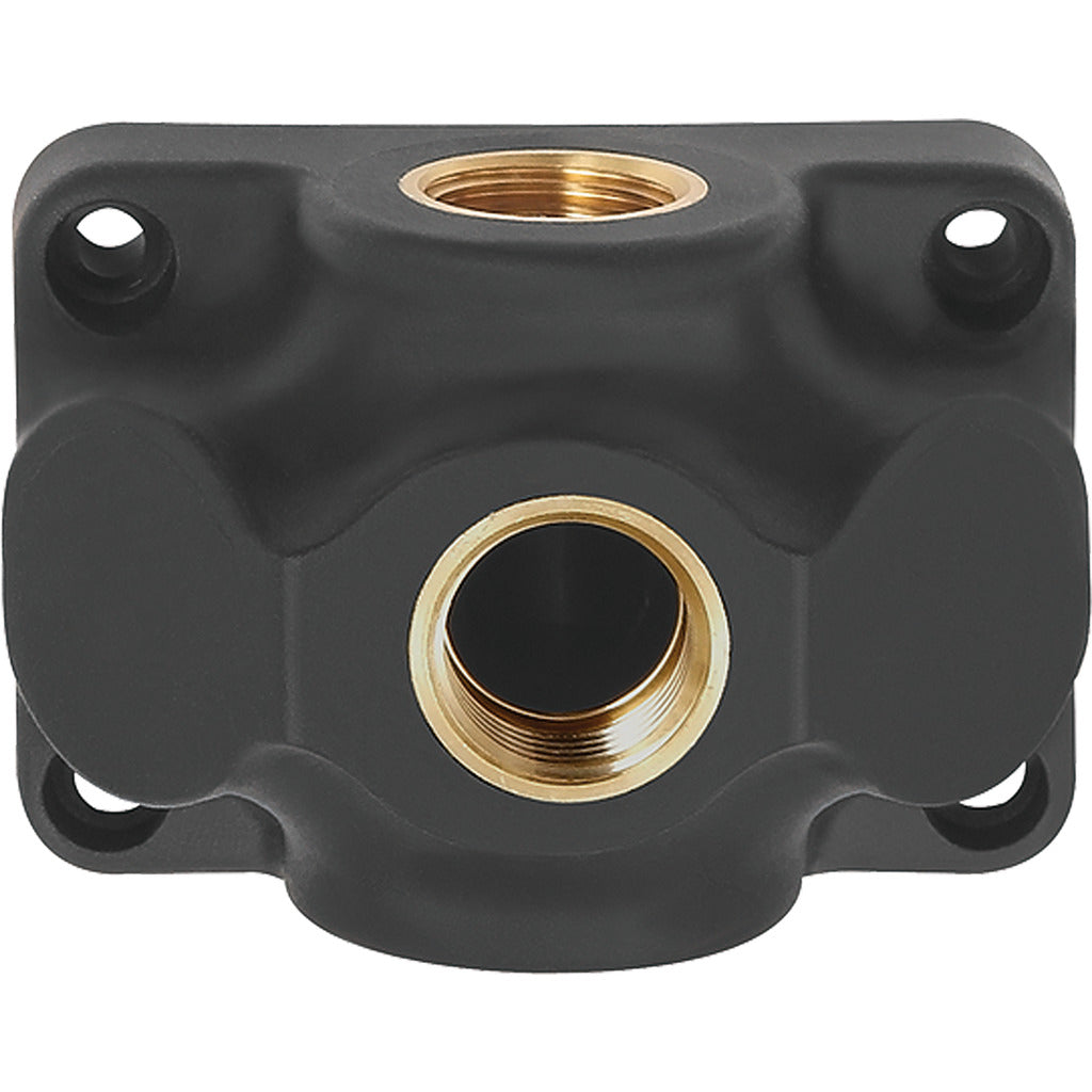 Distributore passante con filettatura passante, PN 15