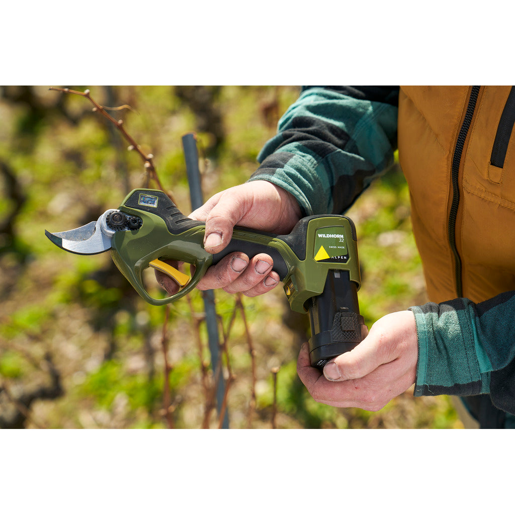 ALPEN Elektrische Gartenschere WILDHORN 32 / Set