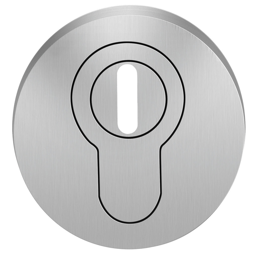 Protective rosette with cylinder protection