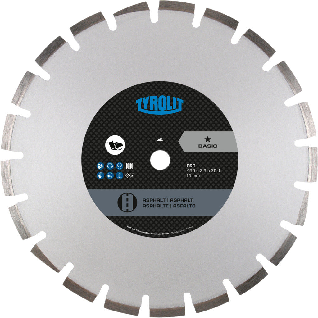 Fugenschnittblatt FSA Basic* für Asphalt