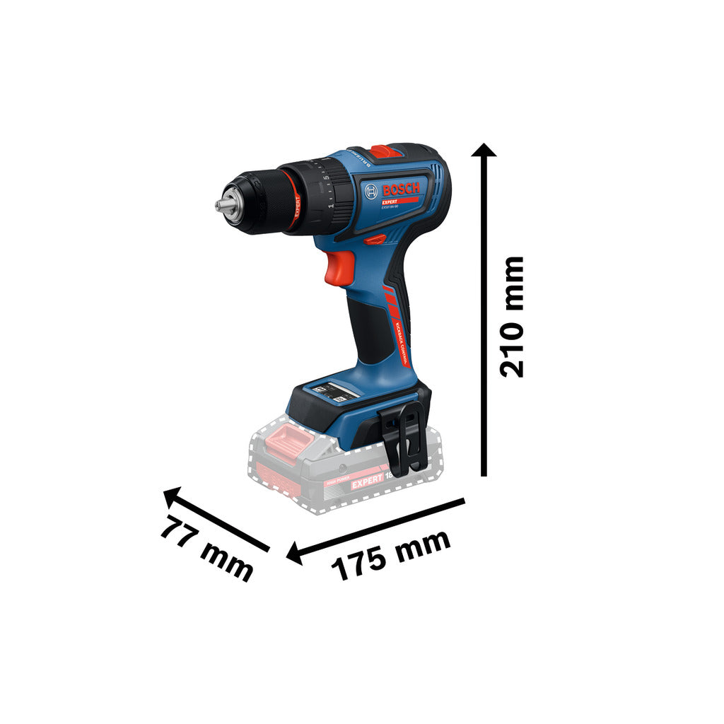 Trapano avvitatore a percussione a batteria EXSB18V-90