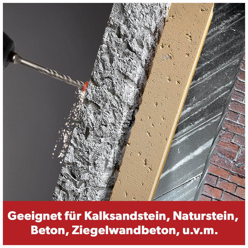 Siwitec SDS Plus Betonbohrer Set 7-teilig / 156 mm