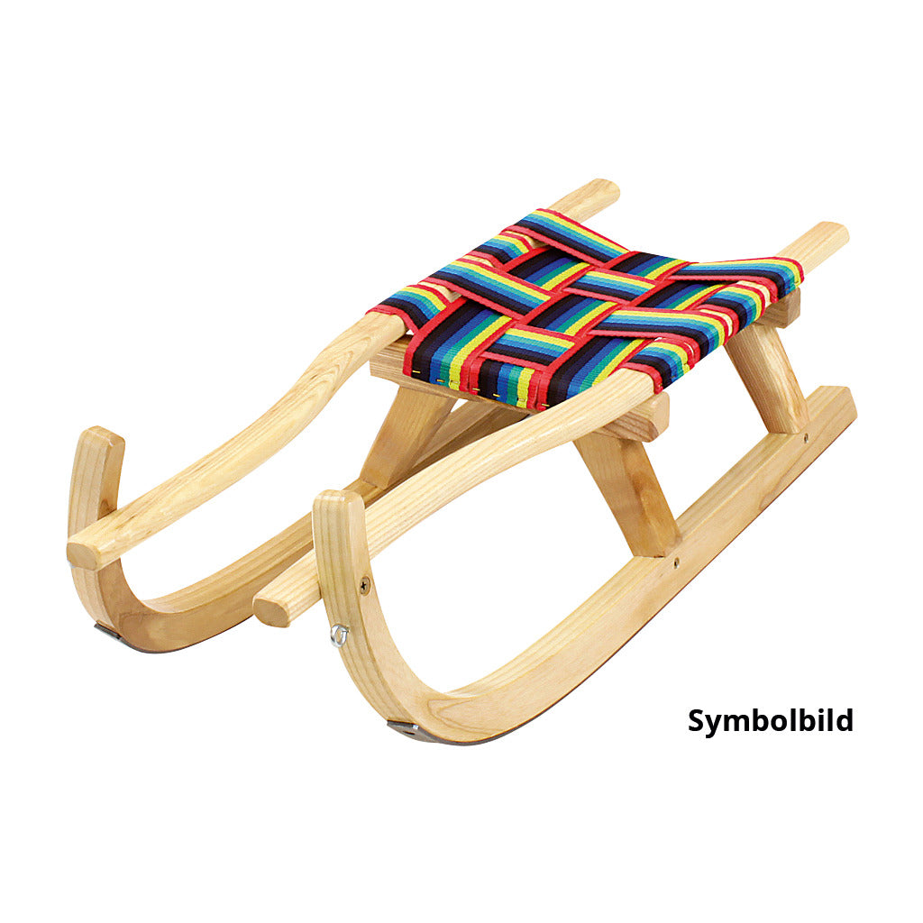 Children's touring sled with seat belt