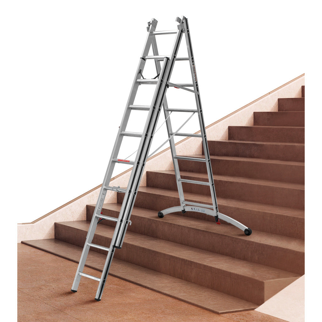 Multi-purpose ladder ALU-PRO 3-part 70247