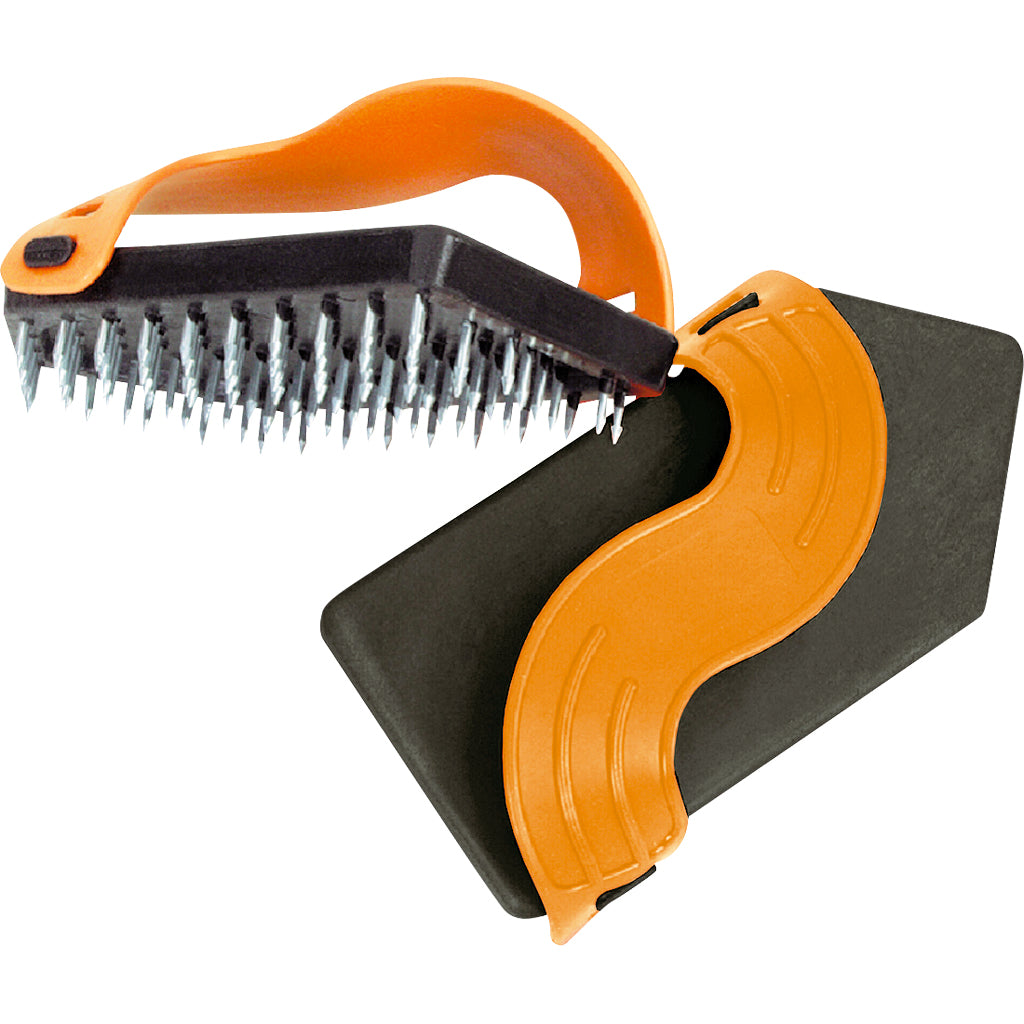 Fine plaster scratches