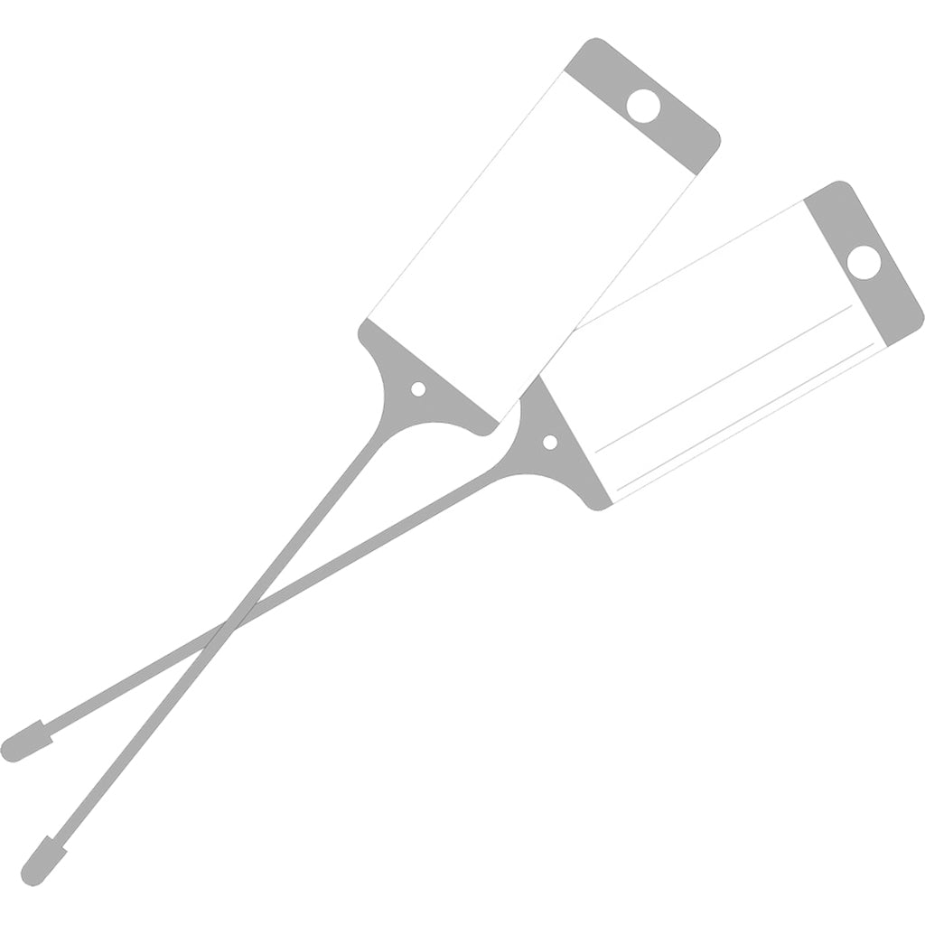 Goods tag / light grey, neutral