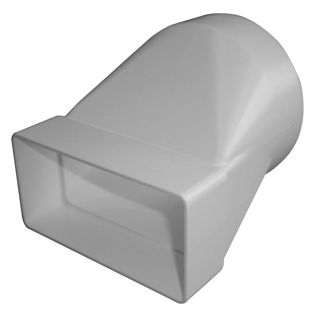 Transition piece for round/flat duct