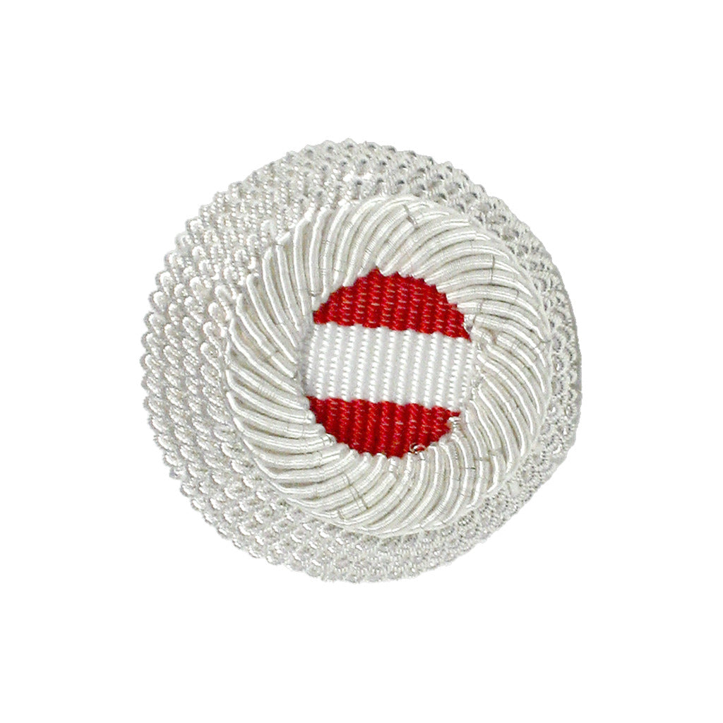 Coccarde ricamate per cappelli