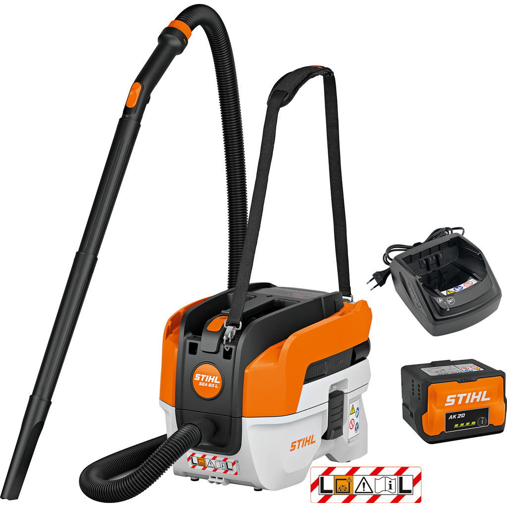 Aspirapolvere a batteria per liquidi e solidi Stihl SEA 50 L / con AK 20 e caricabatterie AL 101