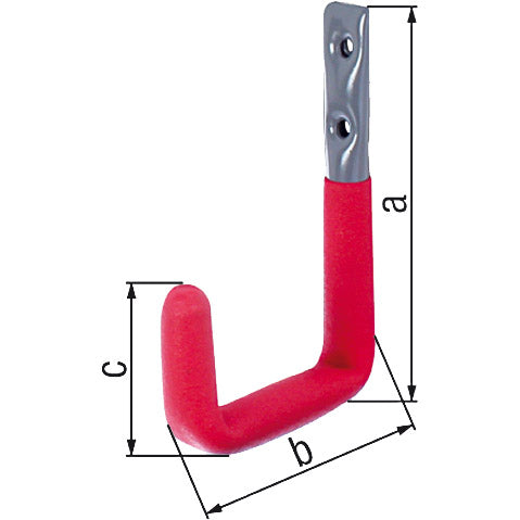 Angled wall hook