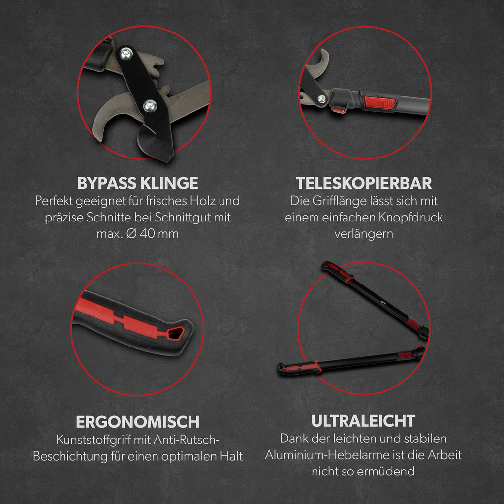 Siwitec telescopic geared pruning shears SG-21