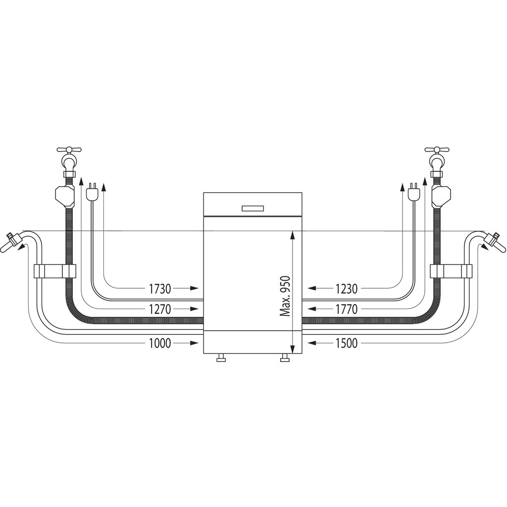 Fully integrated dishwasher GV673C61
