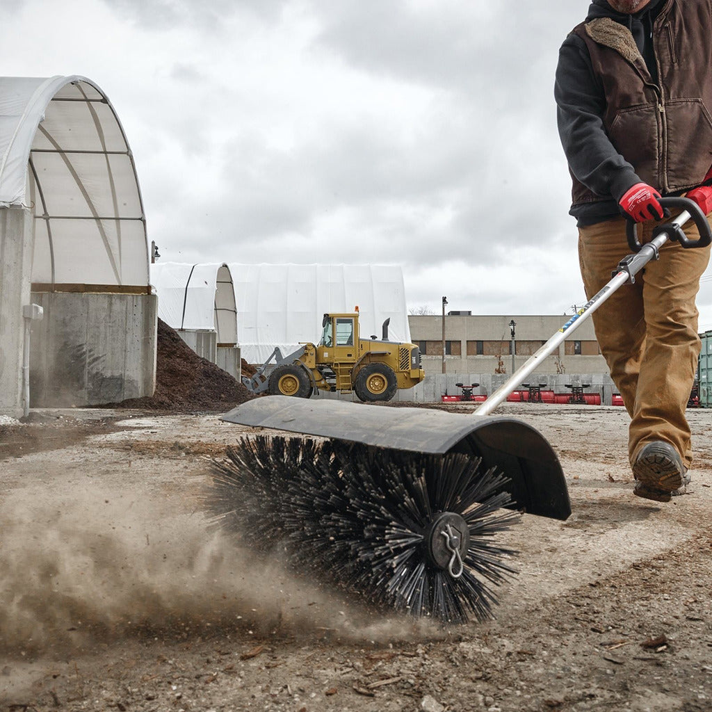 QUIK-LOK sweeping brush attachment M18FOPH-BBA