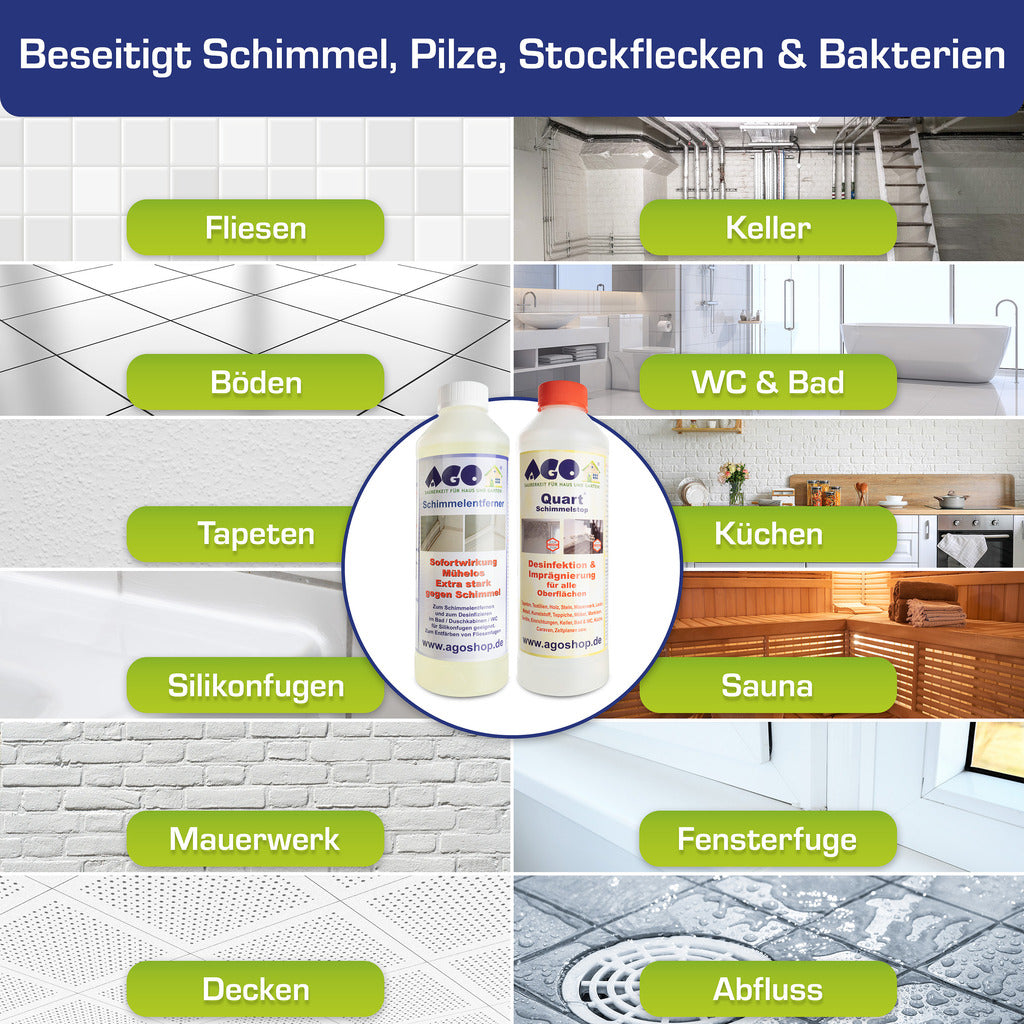 AGO mold remover set / 3-piece