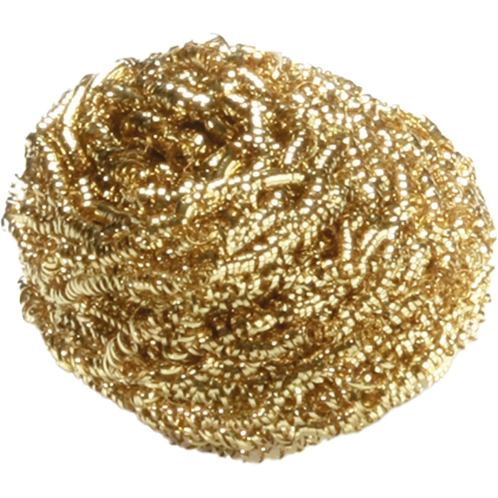 Drying sponge made of brass wool