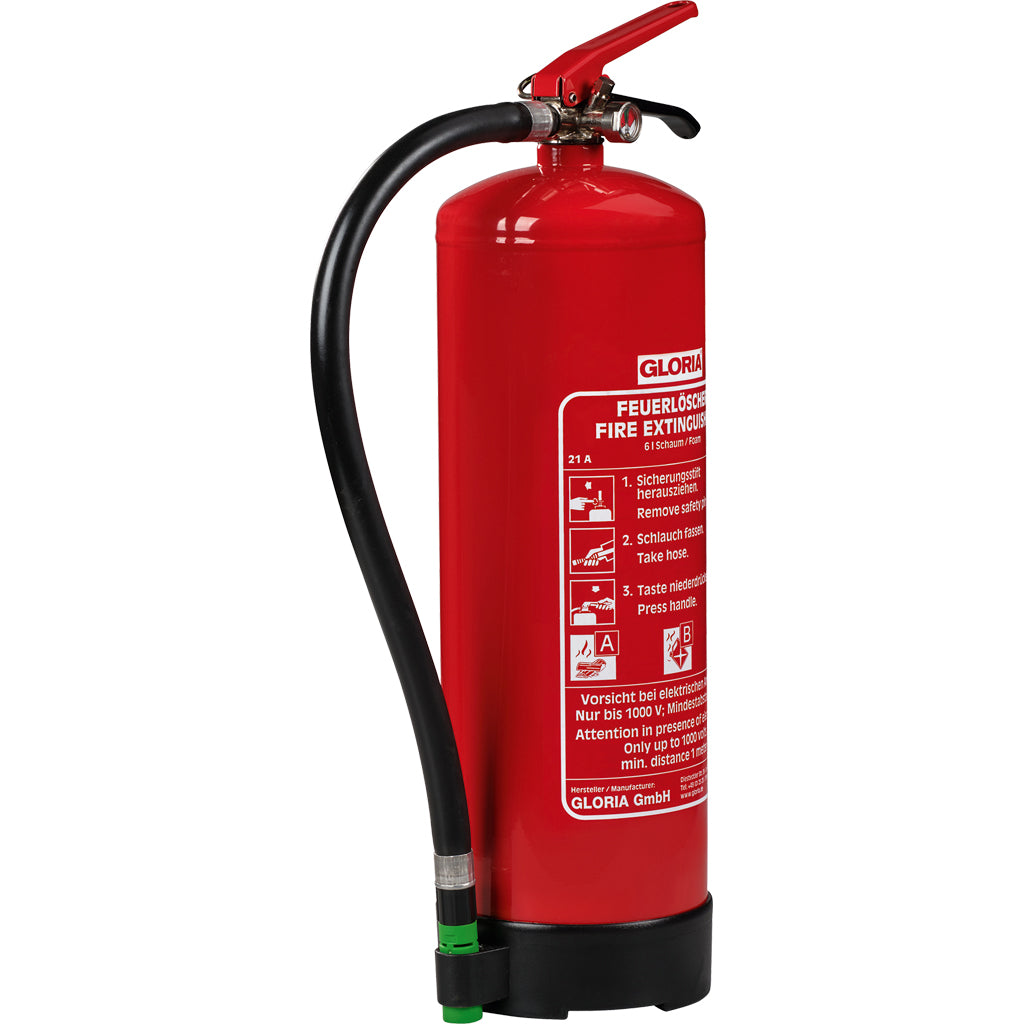 Foam permanent pressure fire extinguisher SD 6 E / fluorine-free foam