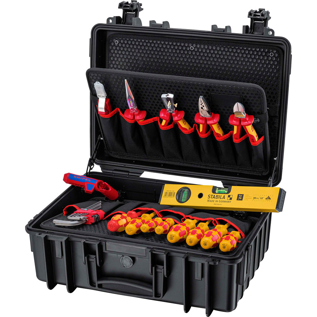 Valigetta portautensili Knipex "Robust23 Start" Electric / 24 pezzi