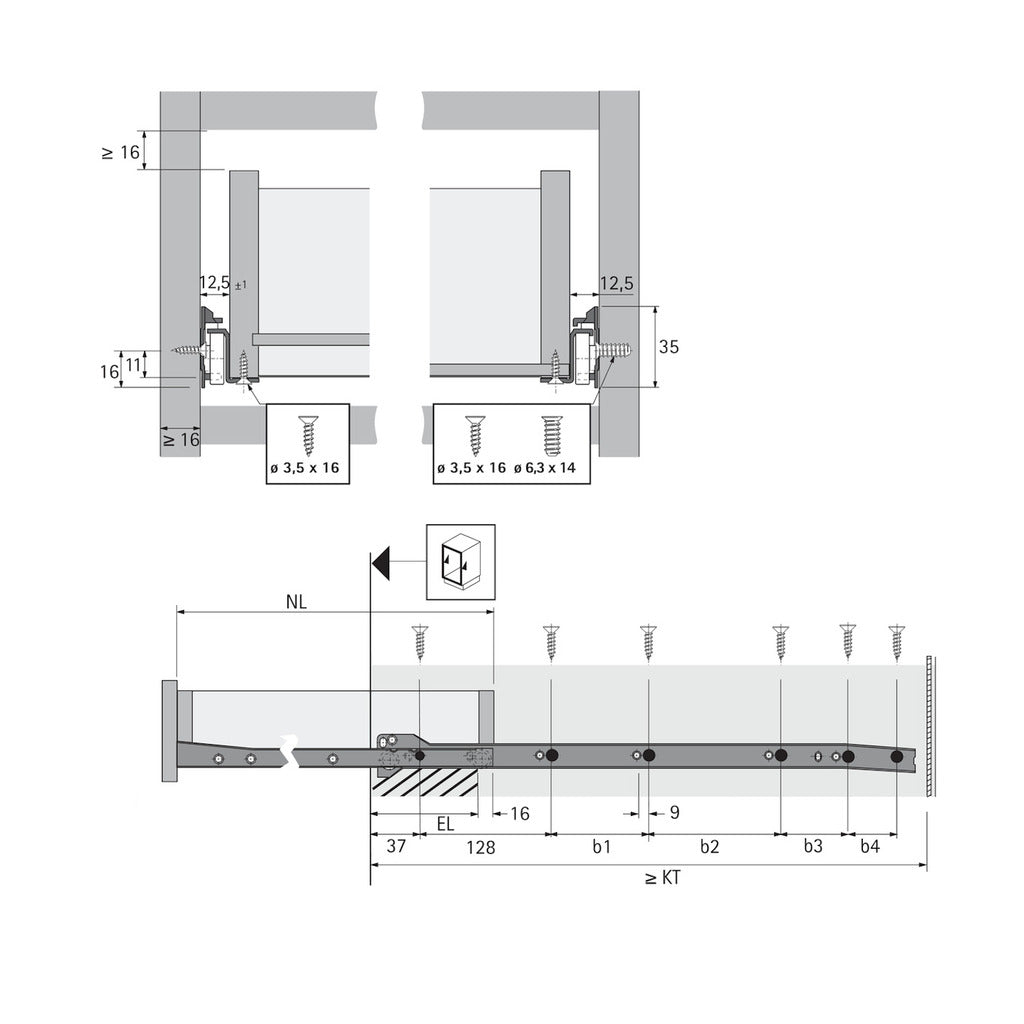 Roller slide guide FR 402