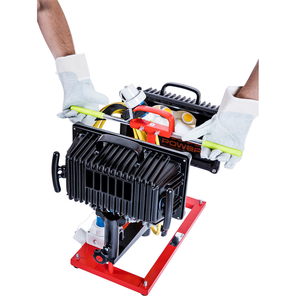 DUO-LIGHT 450 S support module with 2 LED high-performance spotlights 180 AC