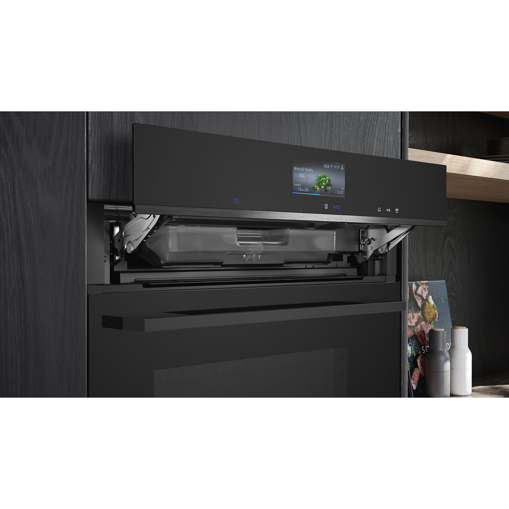 Forno a vapore compatto da incasso iQ700 CS736G1B1