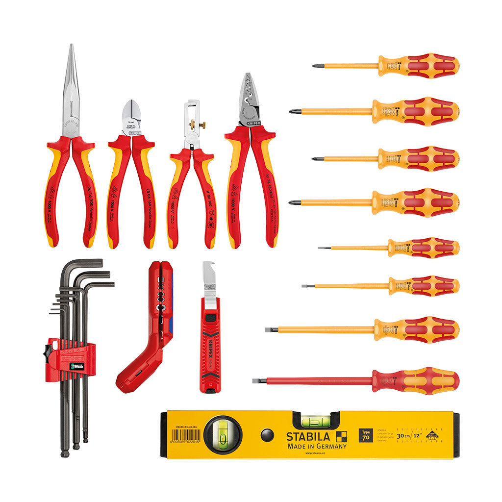 Valigetta portautensili Knipex "Robust23 Start" Electric / 24 pezzi