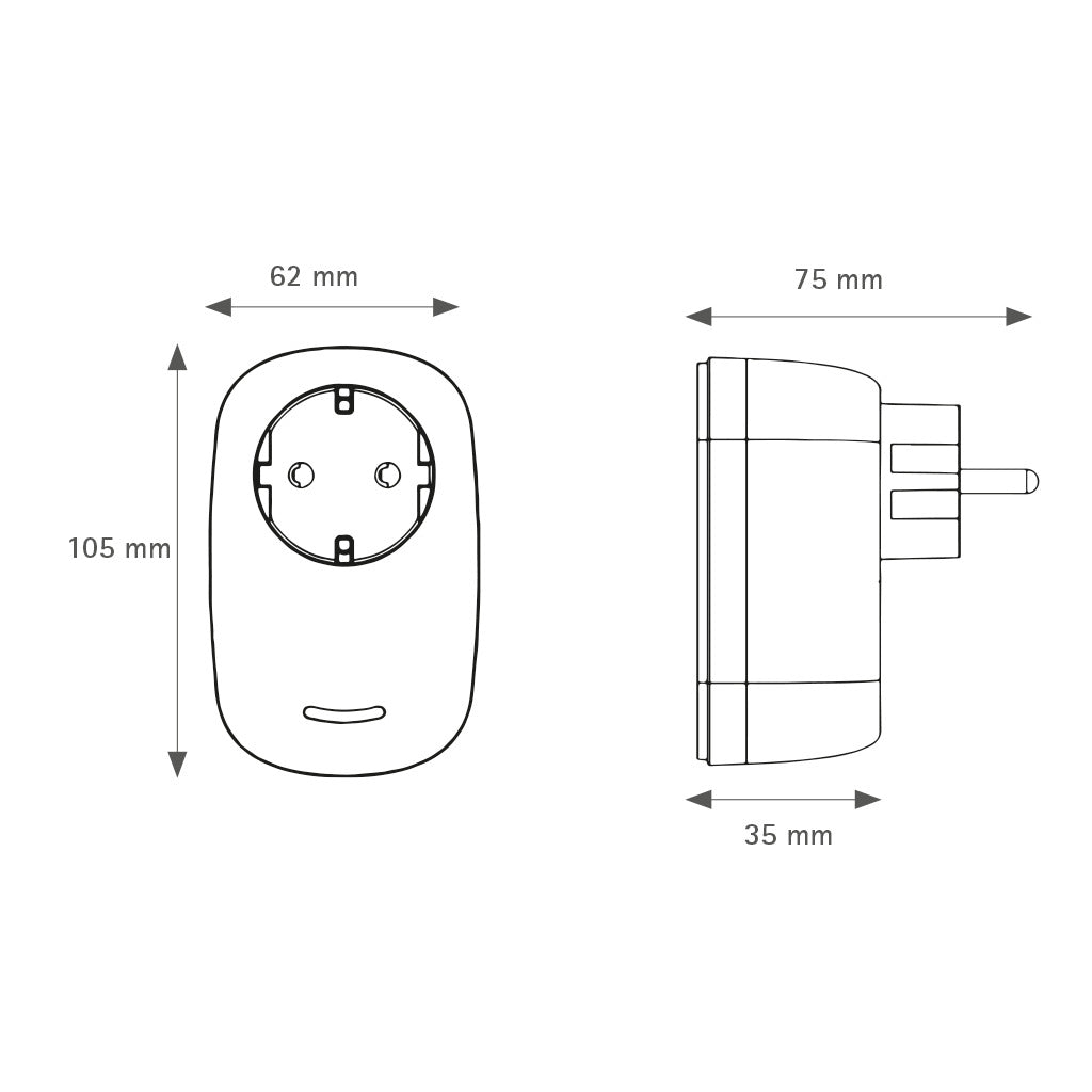 Push Power Switch Adapter