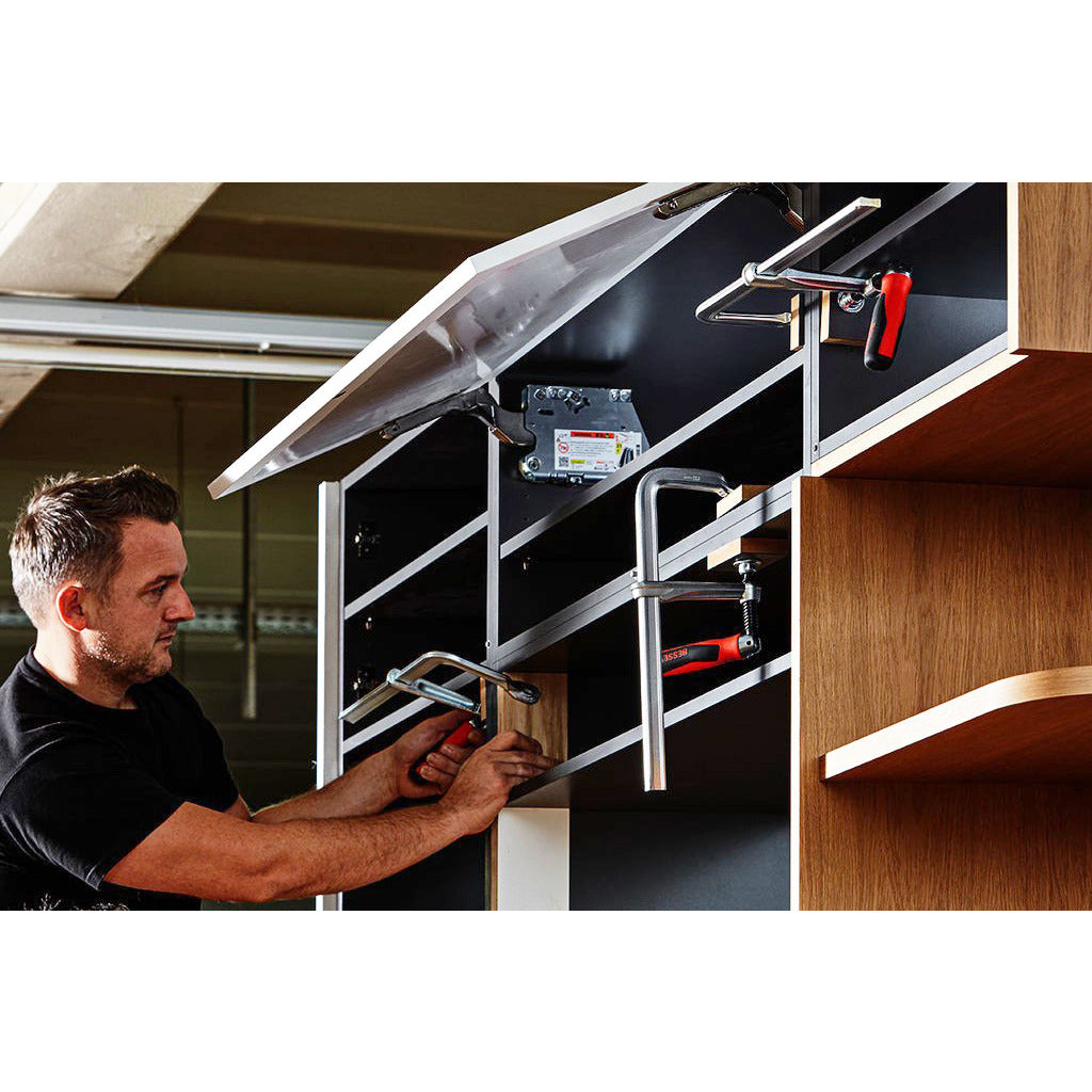 Original BESSEY all-steel screw clamp GZ with folding handle