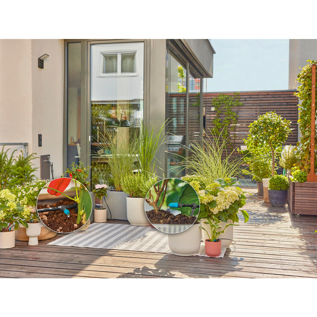 Set di irrigazione a goccia / terrazza