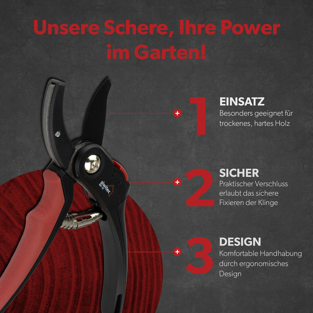 Siwitec anvil garden shears SG-10