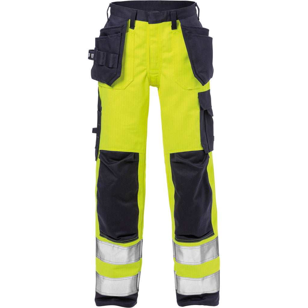 Pantaloni da lavoro ad alta visibilità Flame da donna classe 2 2589 FLAM