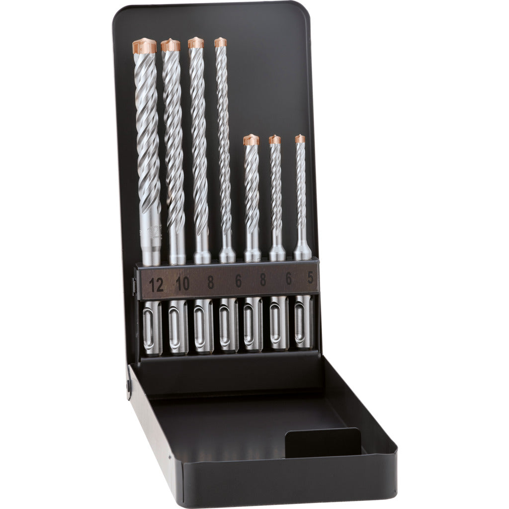Set di punte per trapano a percussione SDS-plus "FORCE X" KM 7 / 7 pezzi