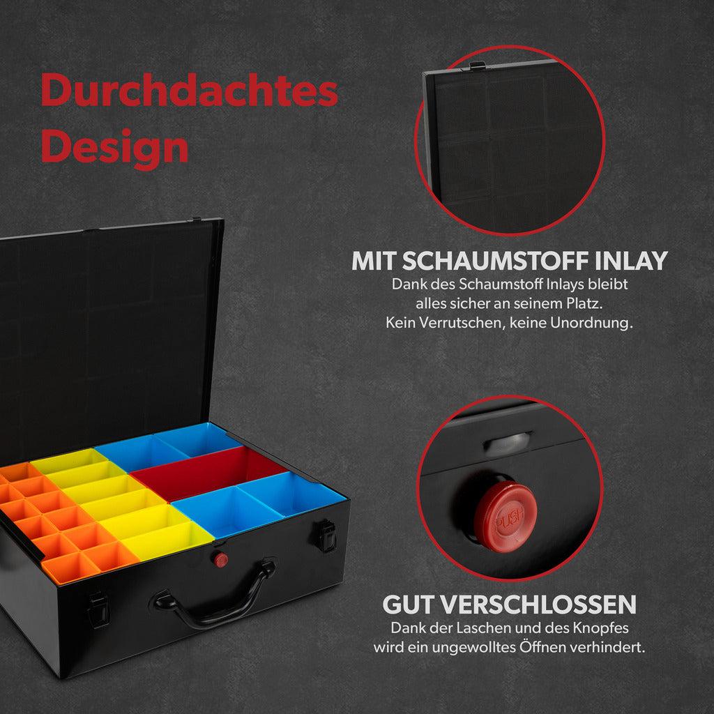 Custodia in lamiera d'acciaio Siwitec / 23 pezzi