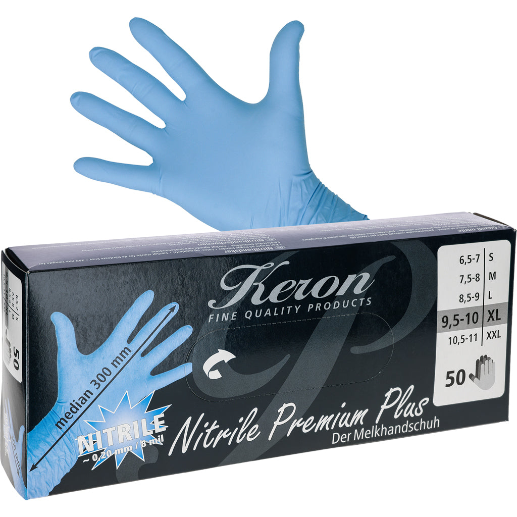 Guanti monouso in nitrile Keron Premium Plus
