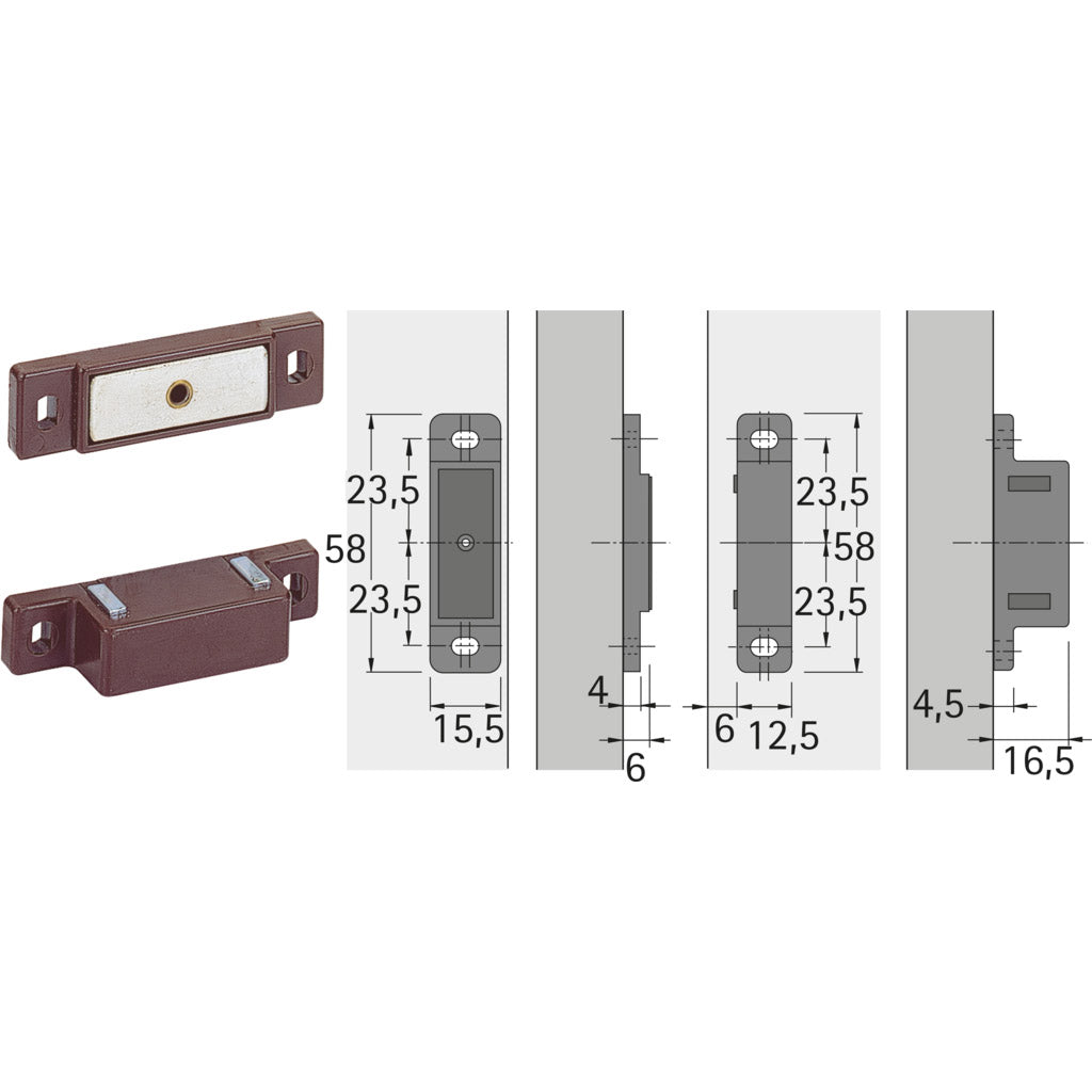 Catch magnet catch M 64/GP 5