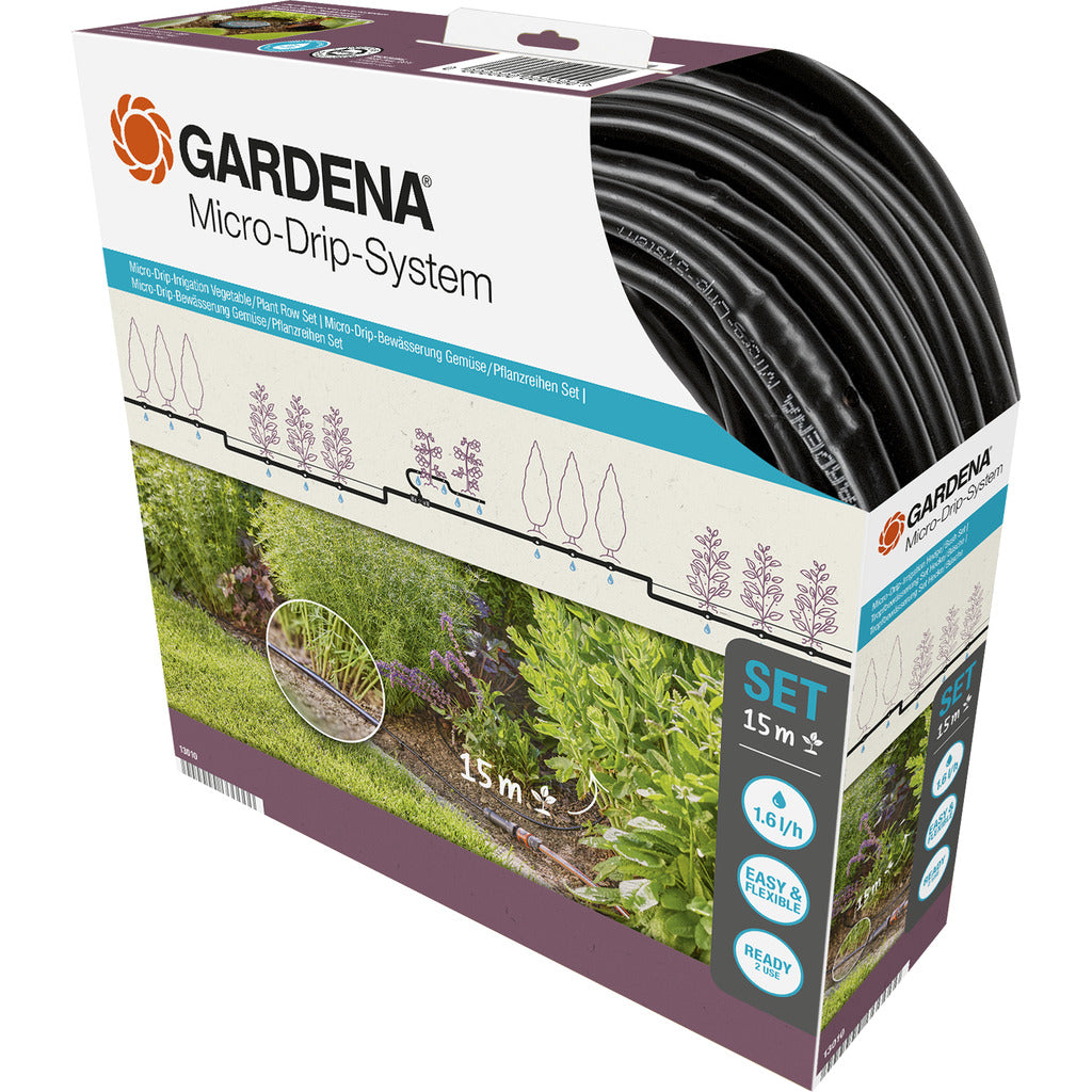 Gardena drip irrigation / set / vegetable / plant row