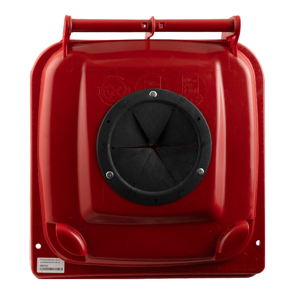 Deposit bottle collection container red / 2-wheel container (F)