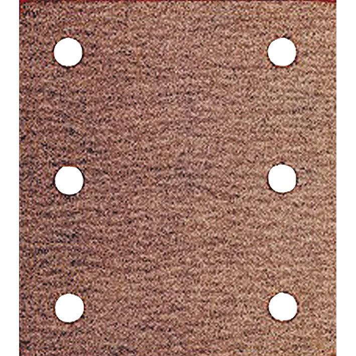 Schleifpapier / Klett, 6 Loch