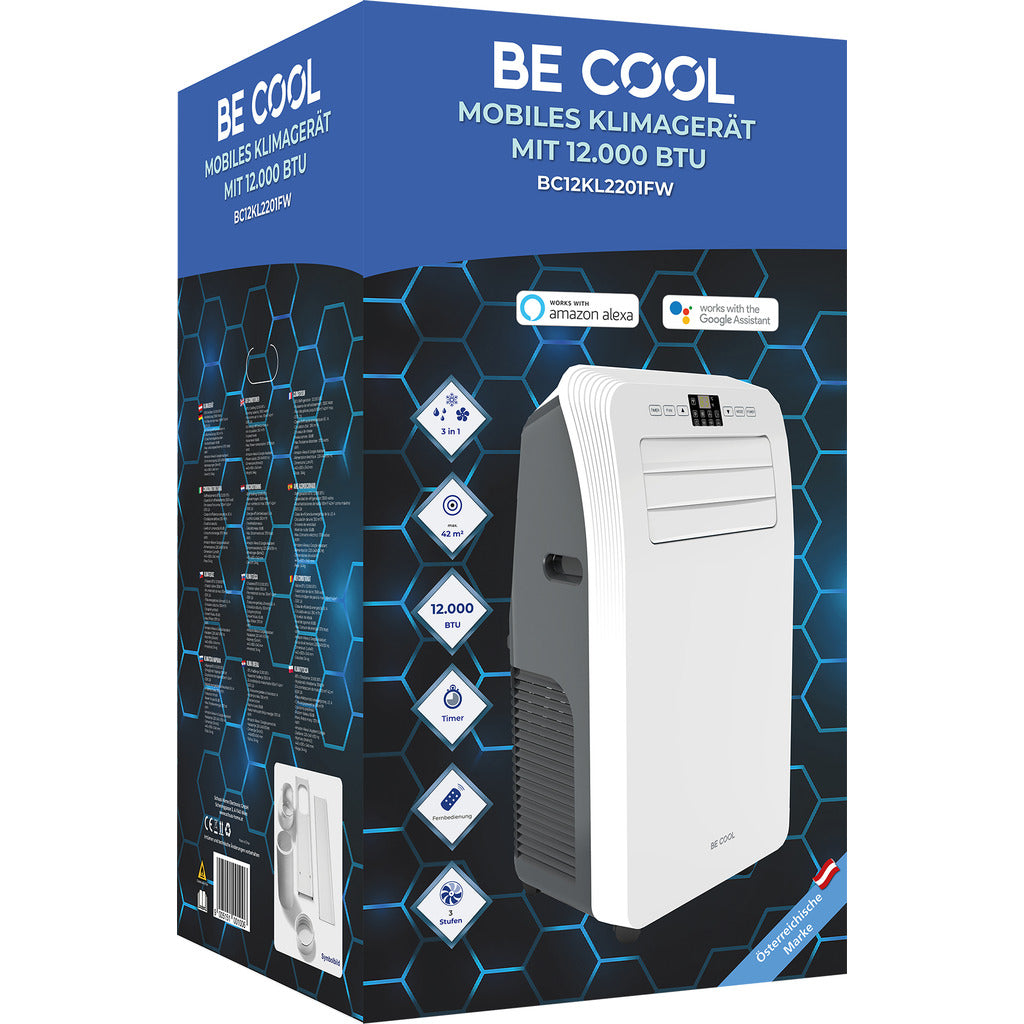 BE COOL Klimagerät 12.000 BTU mit WIFI