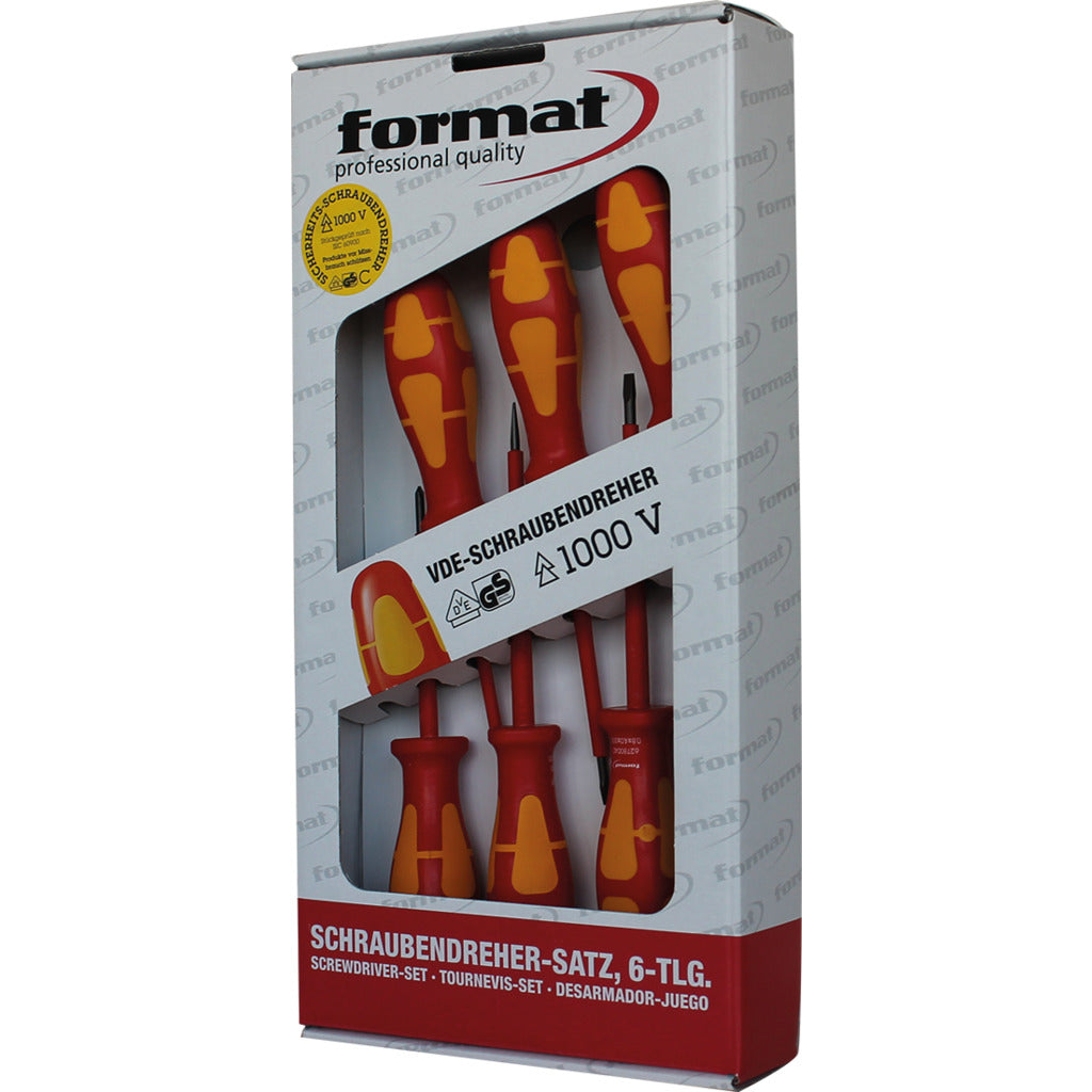 Screwdriver set VDE / 6-piece