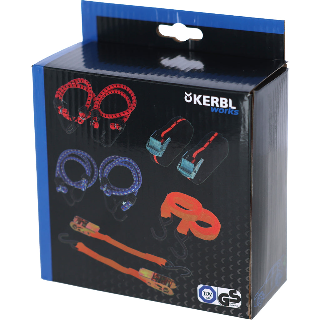 Expander and lashing strap set 8-piece