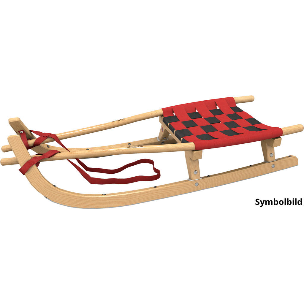 Touring toboggan single-seater sports version with belt seat