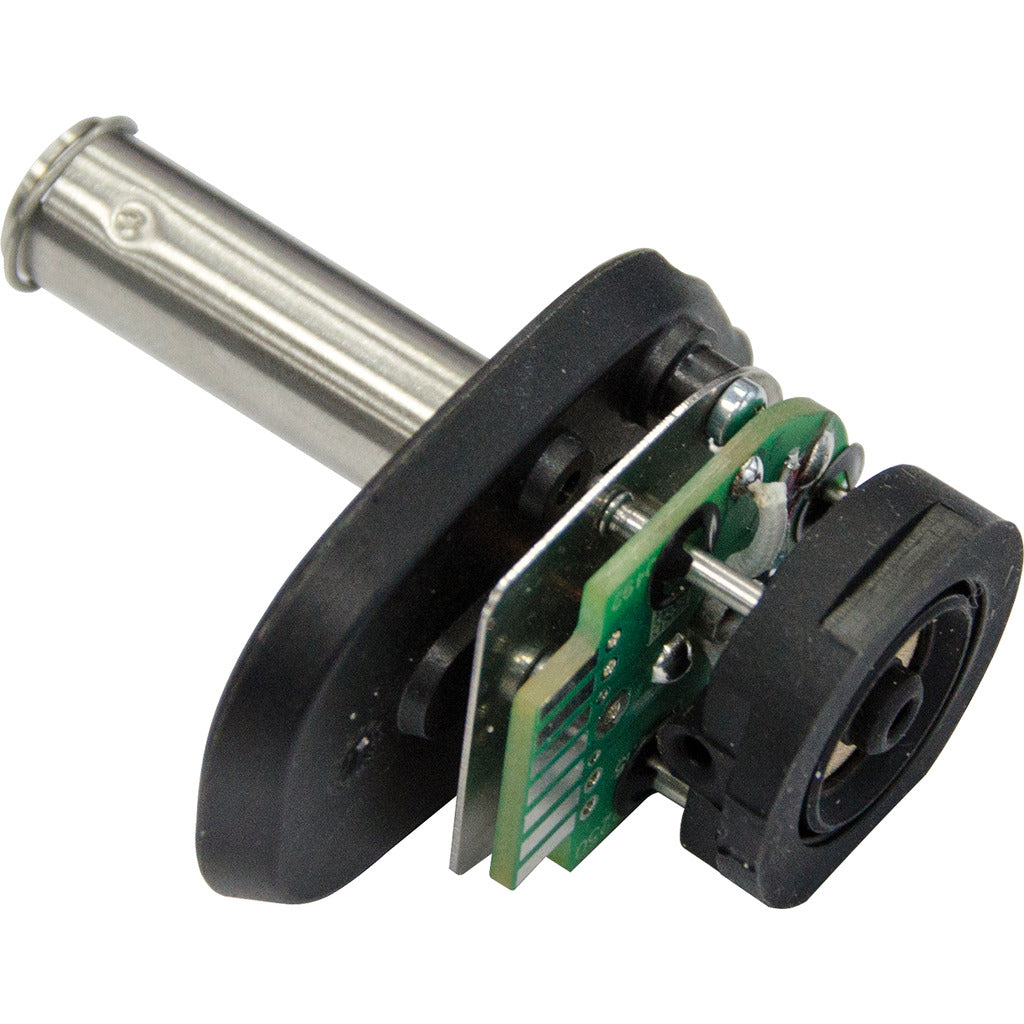 Heating head with thermal sensor