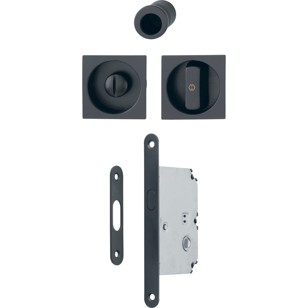 Sliding door handle set 4921-WC