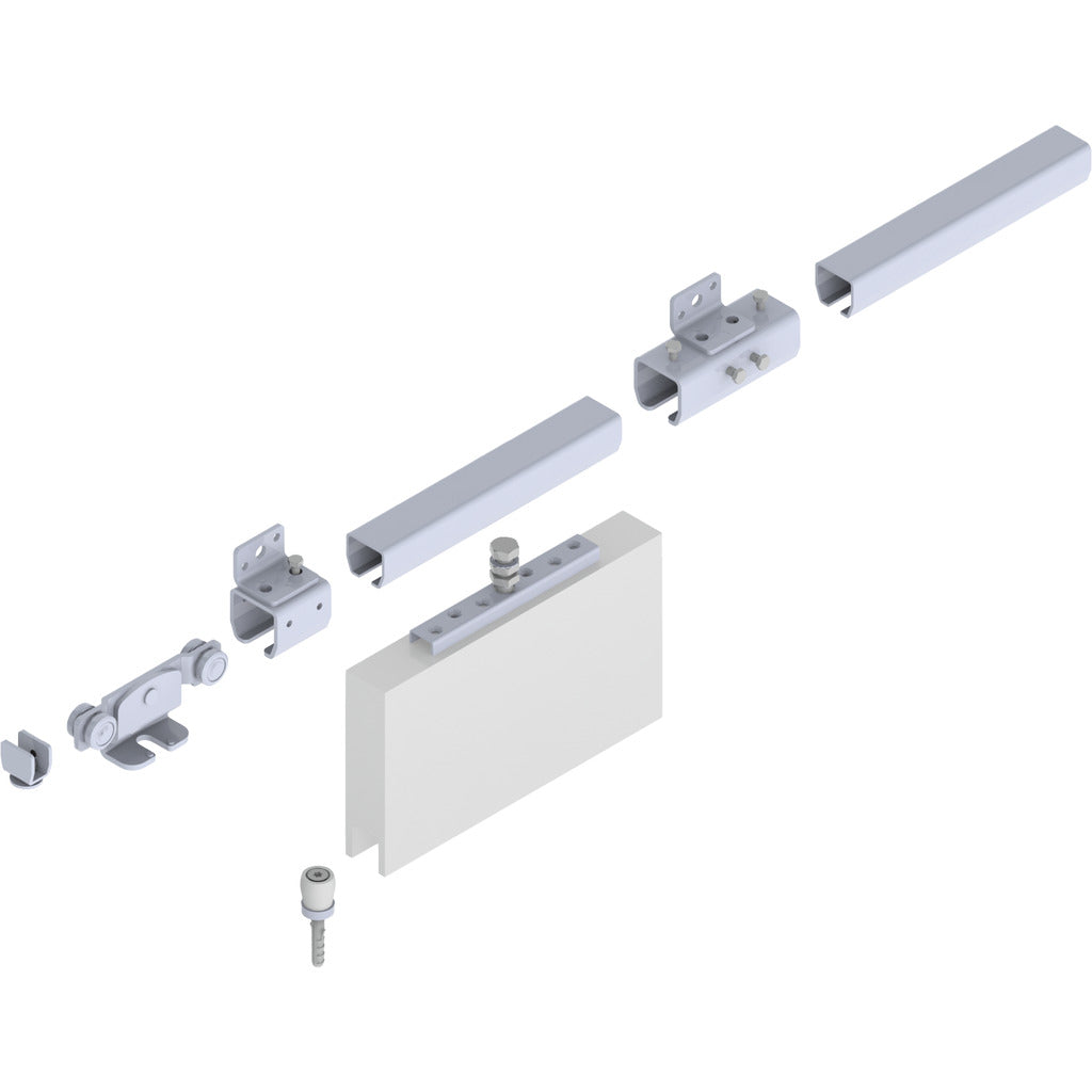 Sliding gate fitting wall