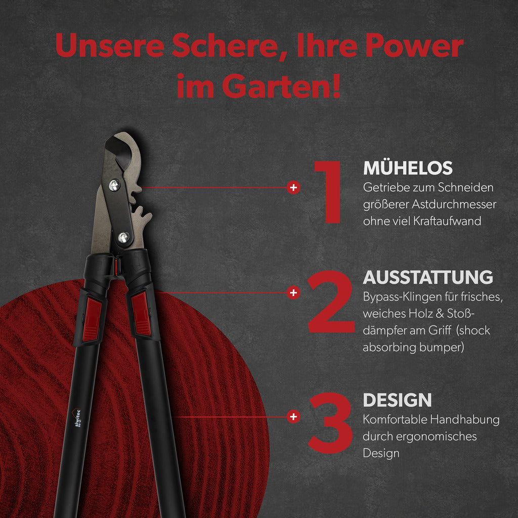 Siwitec telescopic geared pruning shears SG-21