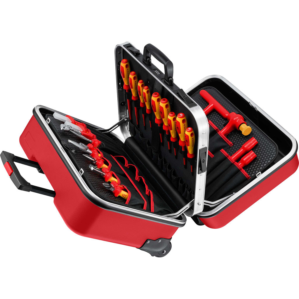 Knipex tool case "BIG Twin Move RED" Electrical Competence / 42 pieces
