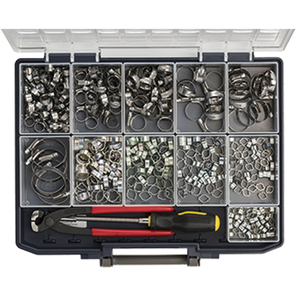 Scatola assortimento di fascette stringitubo