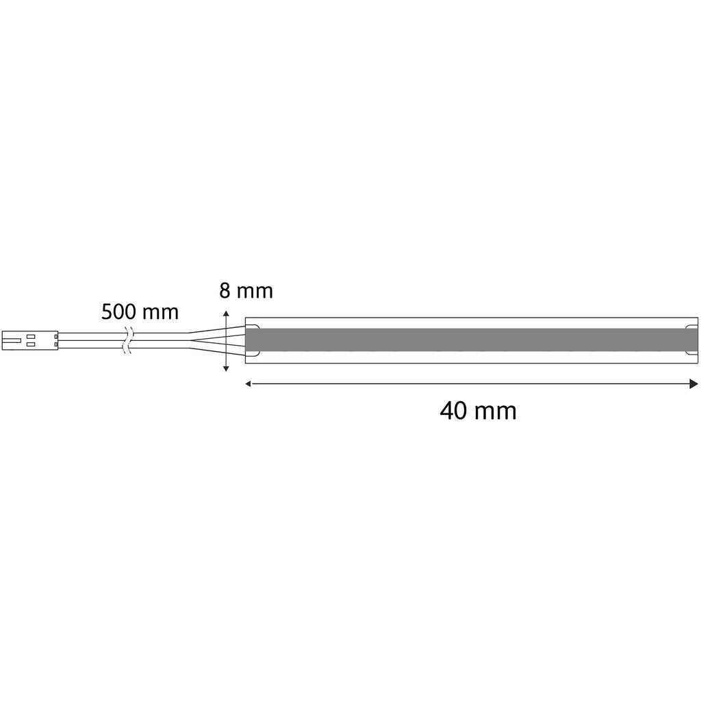 DUO TITAN WHITE LED-Band 8 mm