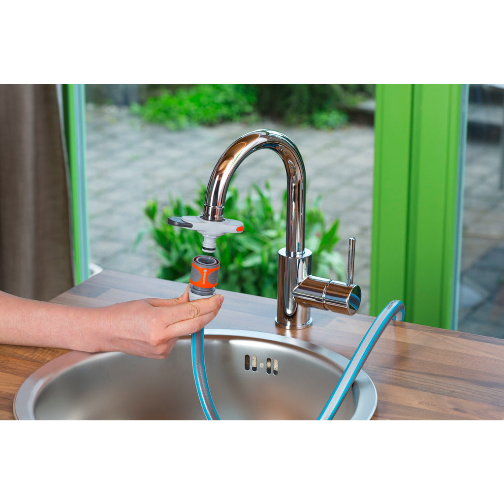 Gardena tap connector for indoor taps